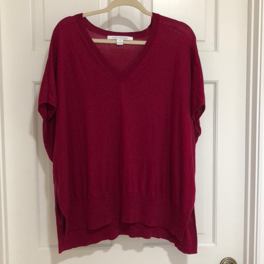 DVF side slit sweater